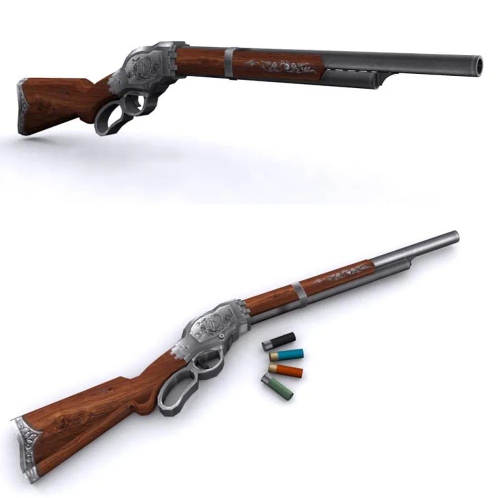 

3D бумажная модель ружья, дробовик M1887, оружие ручной работы «сделай сам», игрушка для косплея