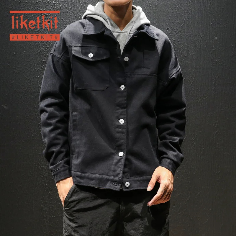 Liketkit мужская Японская уличная одежда 2019 мужские свободные повседневные