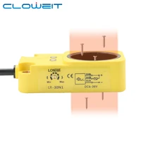 cloweit ring inductive proximity switch 3 6 8 10 12 15 22 30mm screw spring steel ball metal object speed detect sensor npn pnp