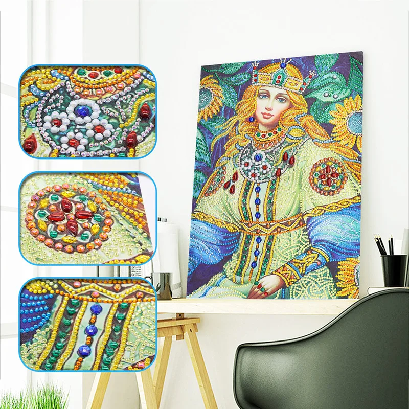 Алмазная вышивка сделай сам в форме алмазной живописи Современный Узор мозаика