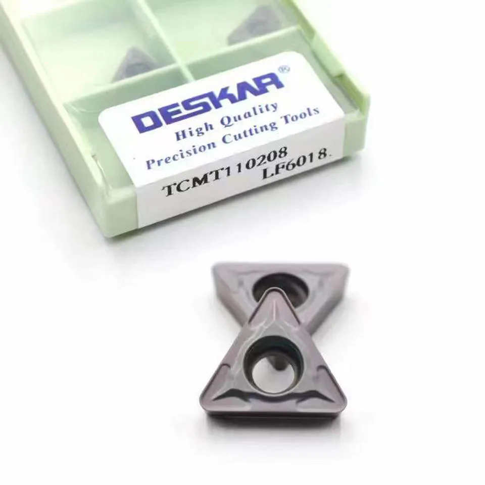 

DESKAR TCMT110208 LF6018 TCMT16T304 LF6018 DCMT11T308 LF6018 CNC original high-quality carbide turning tool lathe tool parts