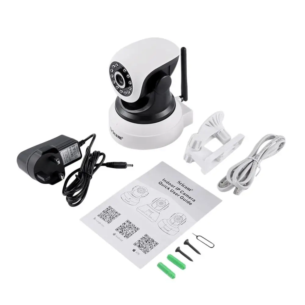 Sricam 1280*720 Indoor Security Camera Wireless Wifi House Webcam Motion Detectioin Alarm Real Time Monitoring | Безопасность и
