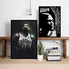 Giannis Antetokounmpo буква Brother иллюстрация красивый постер веер Печать на холсте Декоративная роспись без рамки