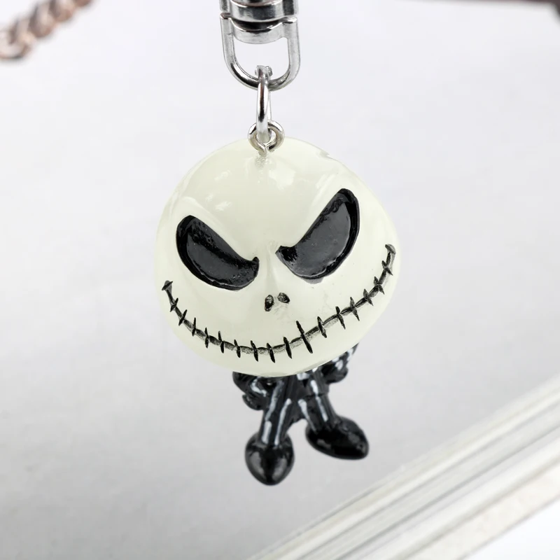 3D подвеска брелок ювелирные изделия Призрак люминесцентный череп скелет Джек
