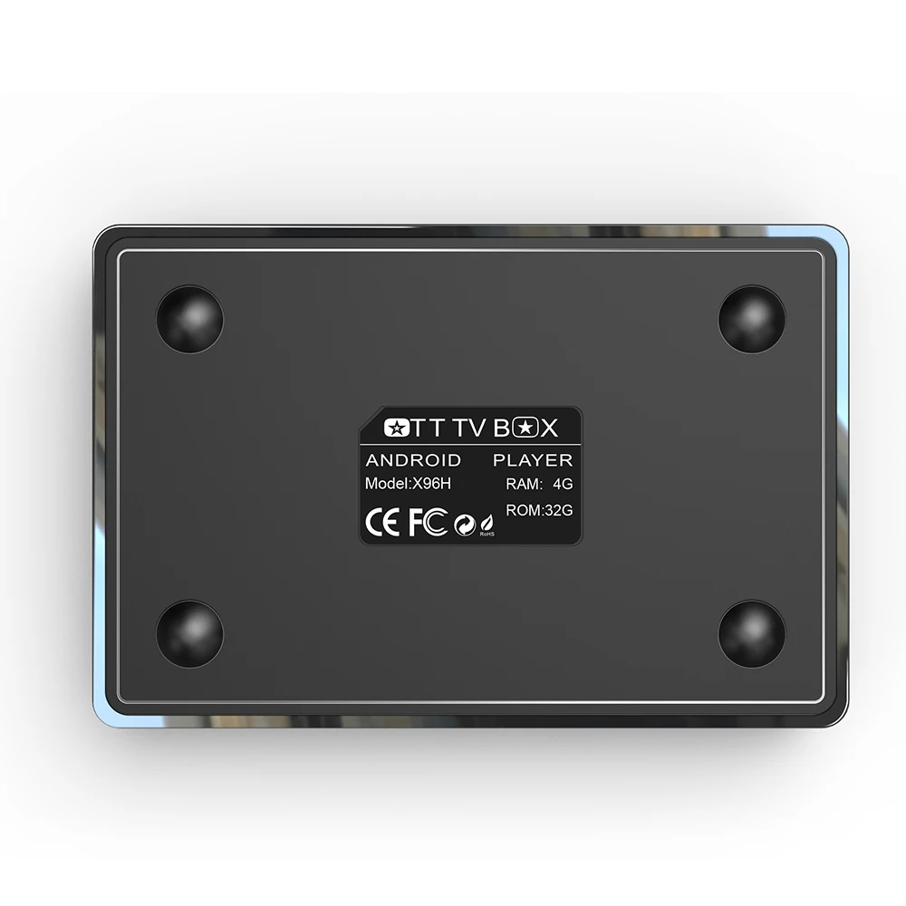 ТВ-приставка X96H Android 9 0 Smart TV BOX Max 4 Гб RAM 64 Quad Core Dual Wifi Youtube Google PlayStore 4K телеприставка |