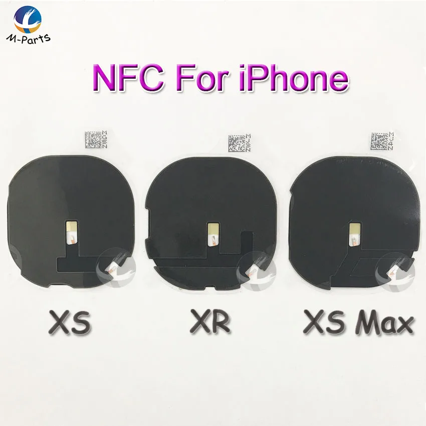 NFC чип для iPhone 8 8 Plus X XS XSM XS Max XR Беспроводная зарядка Панель катушки стикер гибкий кабель ленточная антенна датчик