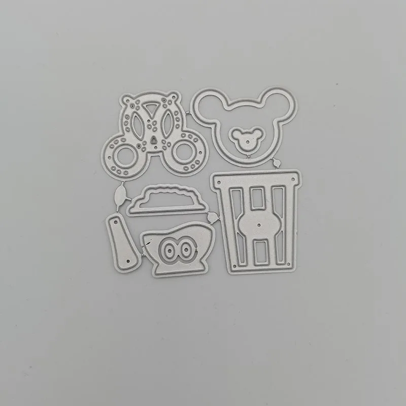 

Metal Cutting Dies Ice Cream Barrel Scrapbook Embossed Paper Card Album Craft Template Stencil Dies