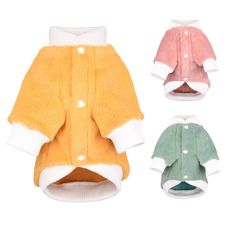 

Winter Soft Fleece Pet Dog Clothes for Small Dogs Chihuahua Puppy Clothing French Bulldog Coat Pug Costumes Jacket for Cat Yorks