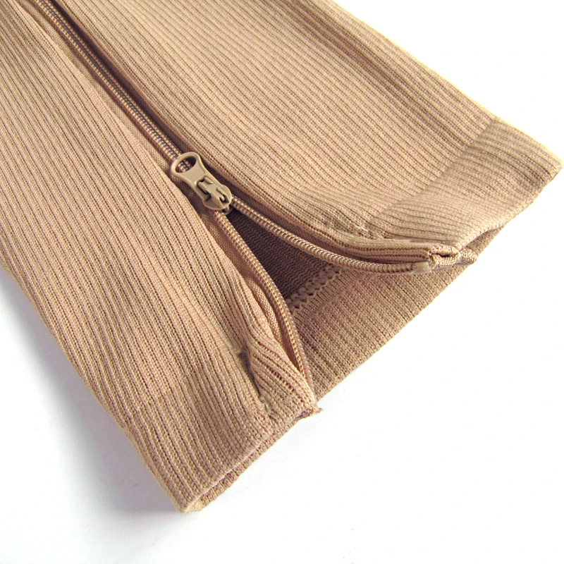 Для мужчин женская обувь на застежке молнии Компрессионные гольфы из сетчатого