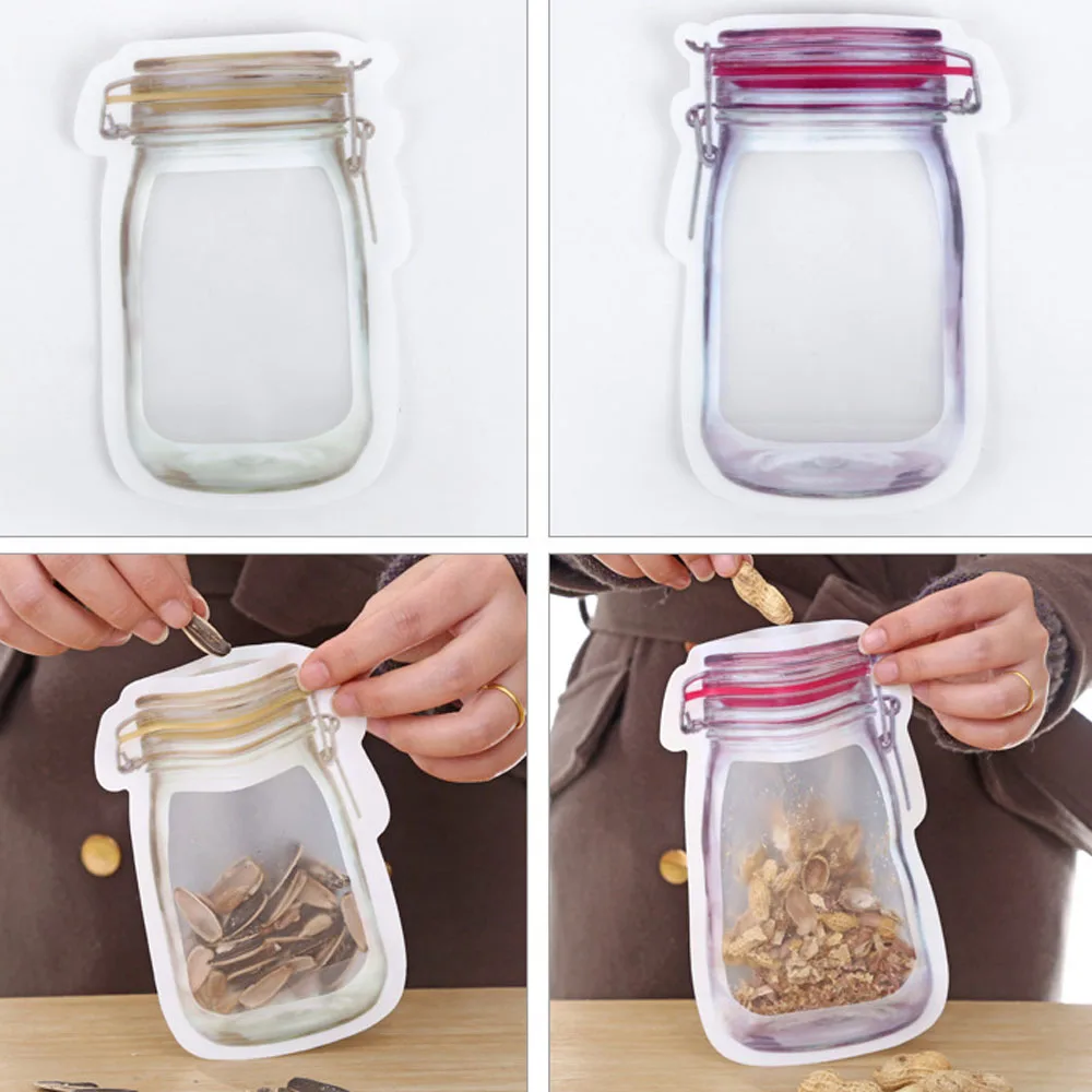 5 шт. в форме банки для хранения набор пластиковых кухонных органайзеров детские