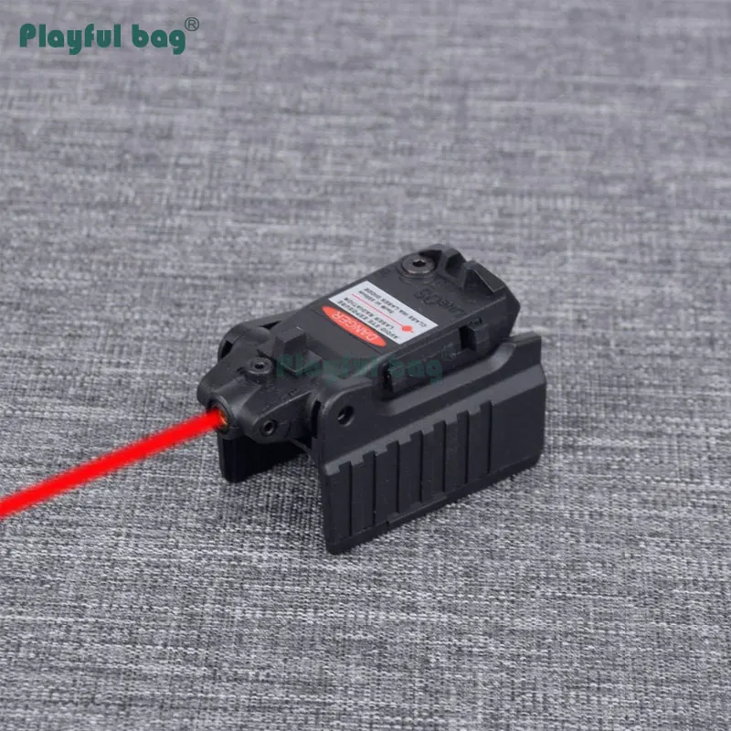 

Playful bag Mini red laser hanging sight DIY CS gel ball gun decoration Small infrared laser sight Outdoor CS toys ASA04