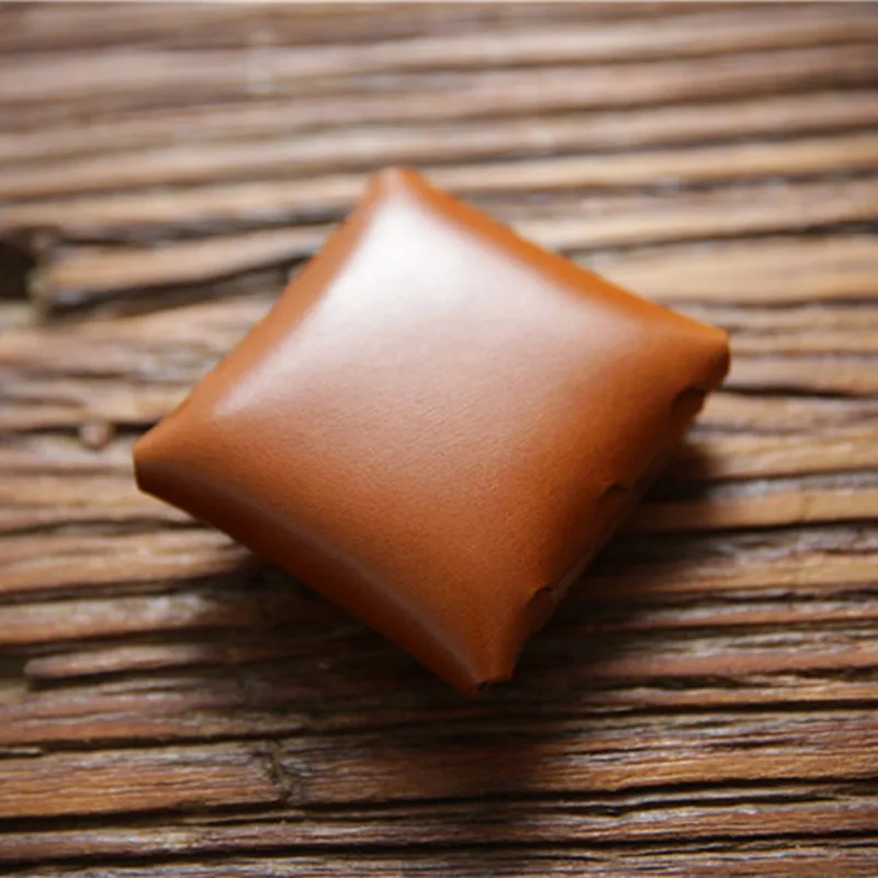 Кошелек для мелочи мужчин и женщин из натуральной кожи винтажный портативный