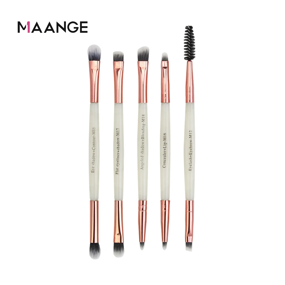 MAANGE 5 Pcs макияж кисти набор Портативный порошок Тени Карандаш для глаз карандаш