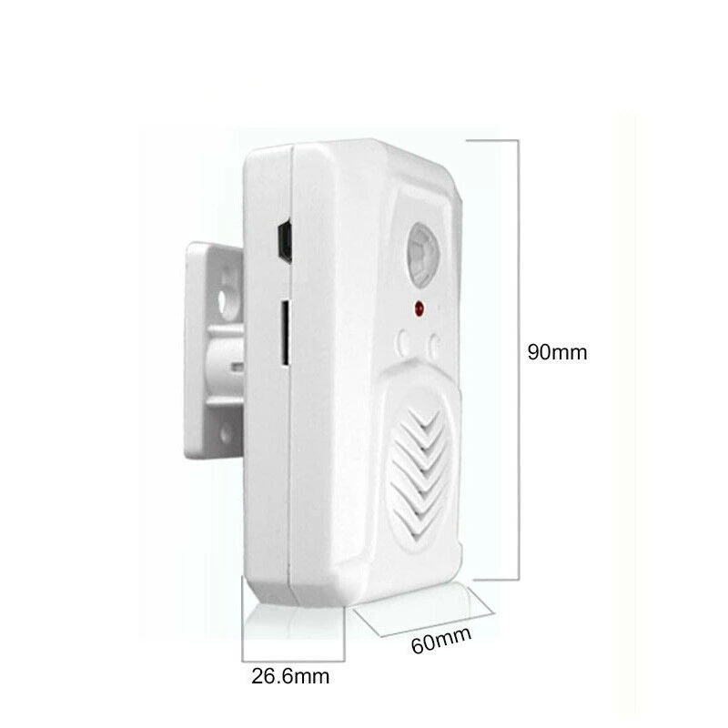 Sensor Motion Door Bell Switch MP3 Infrared Doorbell Wireless PIR Voice Prompter Welcome Entry Alarm | Безопасность и защита
