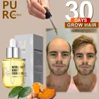 Новое быстрорастущее масло для волос PURC, товары для роста волос, лечение облысения, уход за волосами t, сыворотка для красоты волос для мужчин, женщин и мужчин, 35 мл