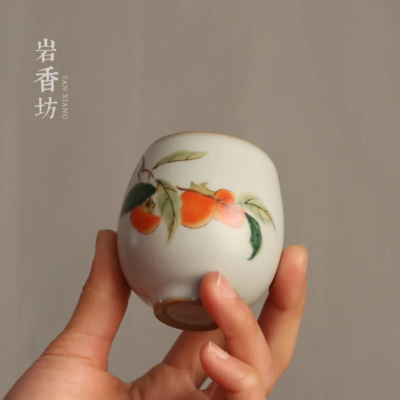 Большая Емкость керамическая чайная чашка с милым котом фарфоровая китайская