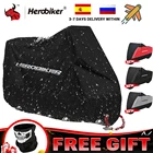 Водонепроницаемый чехол HEROBIKER для мотоцикла, всесезонный тент на мотороллер или скутер, защита от дождя, пыли, УФ