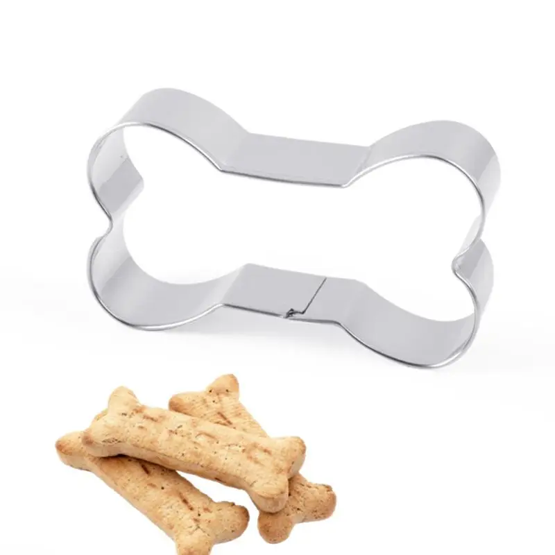 

3pcs/set Pet Dog Bone Paw Cookie Cutter Mold 3D Sugar Craft Pastry Biscuit Fondant Cake Baking Mold DIY Decorating