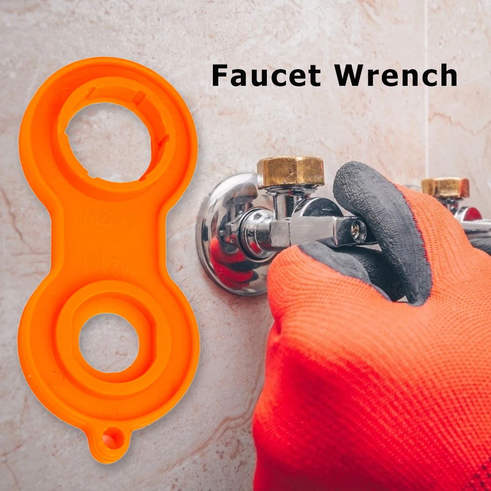 

Plastic Wrench Faucet Aerator Repair Kit Sanitaryware Replacement Tool Spanner Extra-long Design Wrench Tools