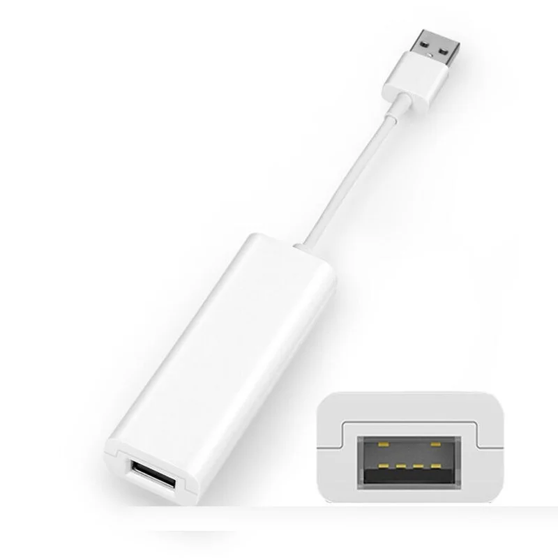 WHITE COLOR Автомобильная короткая тяга ключ USB портативного навигатора плеер Plug Play Auto Smart Link ключ для Apple CarPlay Android система Smart Link gps - Цвет: WHITE COLOR