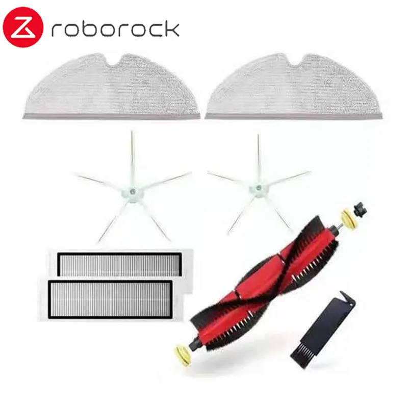 

The new detachable main brush side brush HEPA filter mop cloth is suitable for roborock S5 Max S6 S50 S6 maxv S4 E4 accessories