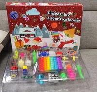 24 fidget anti stress relief toys sets surprise advent calendar christmas blind box slow rising squishy squeeze kids gift boys