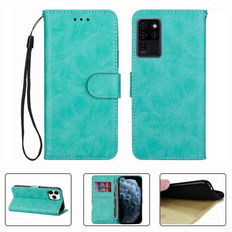 

For Oukitel C21 OukitelC21 OukC21 Wallet Case Embossing Flip Leather Shell Phone Protective Cover Funda