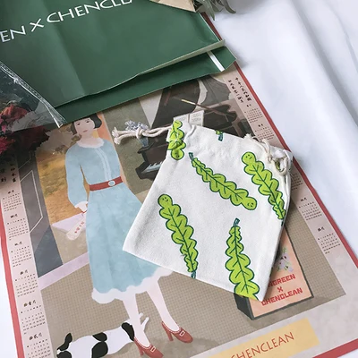 Корейский ulzzang Харадзюку Мультфильм Drawstring Женская Новая мода Портативный Путешествия Повседневная Женская Drawstring Карманный - Цвет: 13