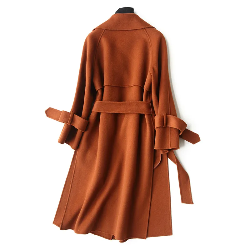 Осенне-зимняя женская куртка двухстороннее шерстяное пальто Женское из