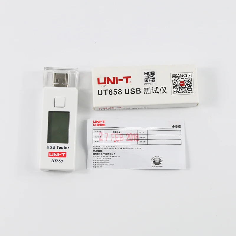 UNI T UT658 USB Тестер Цифровой Текущий Напряжение U Disk Doctor Вольтметр для зарядного