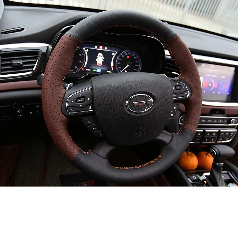 Lsrtw2017 для Trumpchi Gs3 Gs7 Gs8 чехол рулевого колеса автомобиля Trims Protector аксессуары