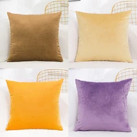 solid pillow cover velvet pillow cushion cover home decorative pillowcase luxury sofa throw pillows cover