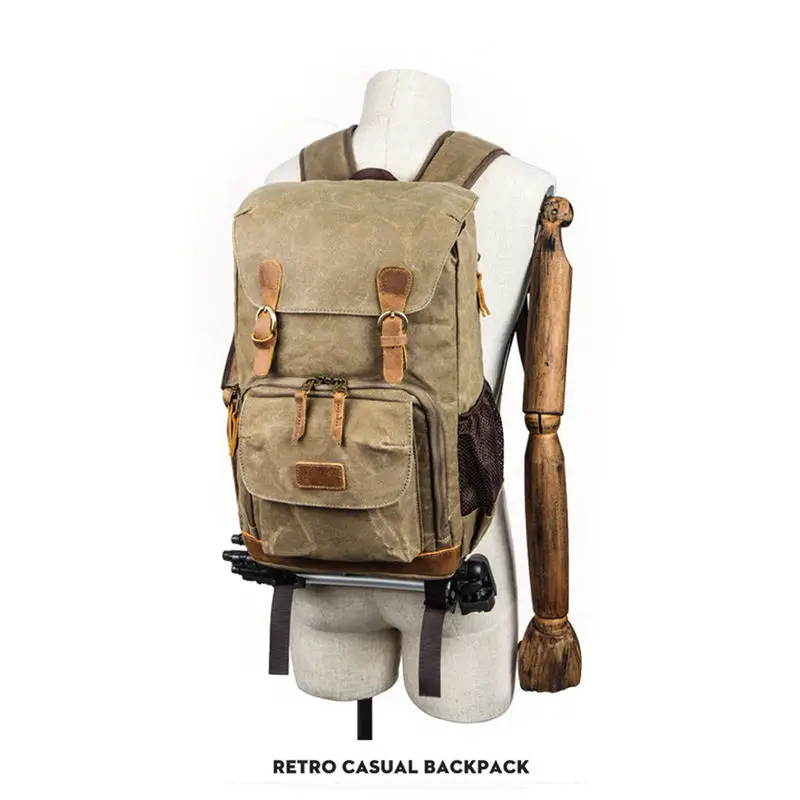 Водонепроницаемый рюкзак для камеры Batik многофункциональная Холщовая Сумка