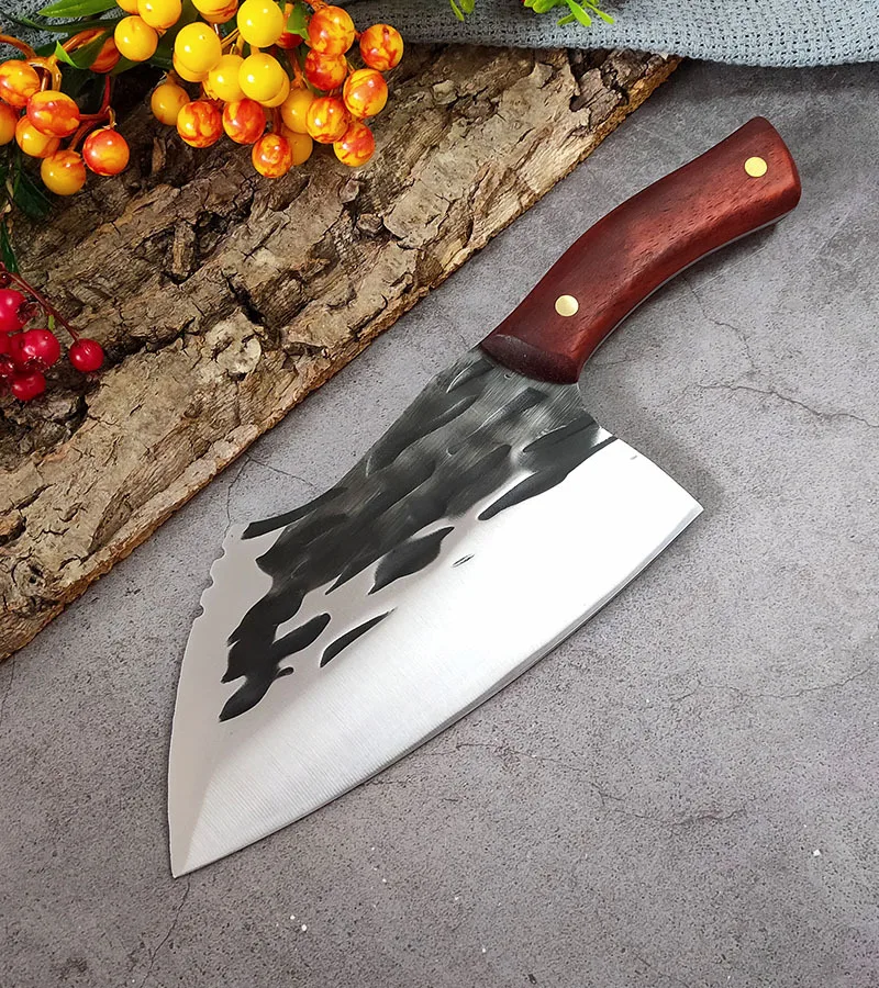 Нож кованый из нержавеющей стали бытовой кухонный резец китайский измельчитель