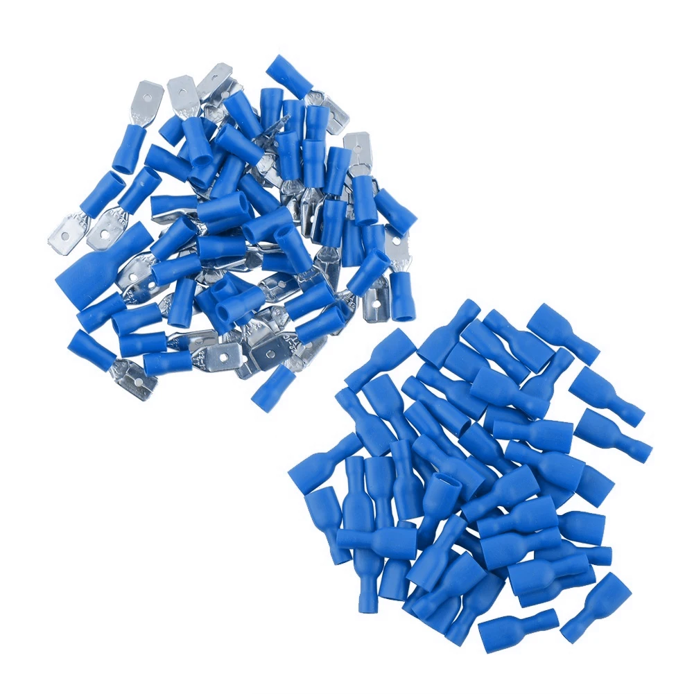 50 пар изолированных электрических обжимных кабельных соединителей|Кабели и