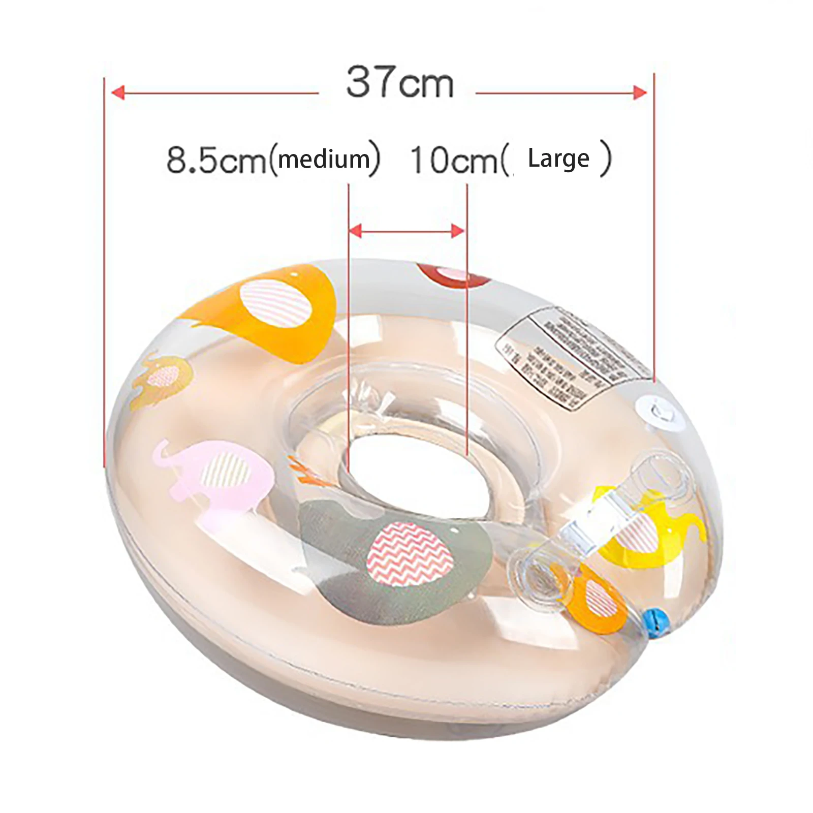 Детское плавательное кольцо с мультяшным рисунком спасательное Надувное