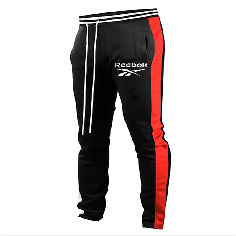 

2021 Men Leisure Exercise Jogging In Spring And Summer Fashion Color Matching Stripes Sweatpants