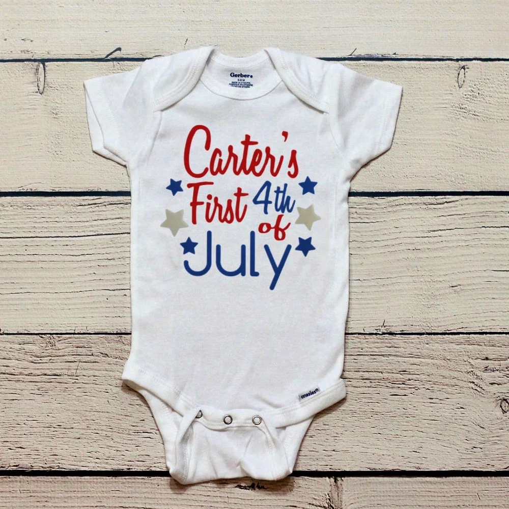 Индивидуальные Комбинезоны на первый день рождения персонализированный