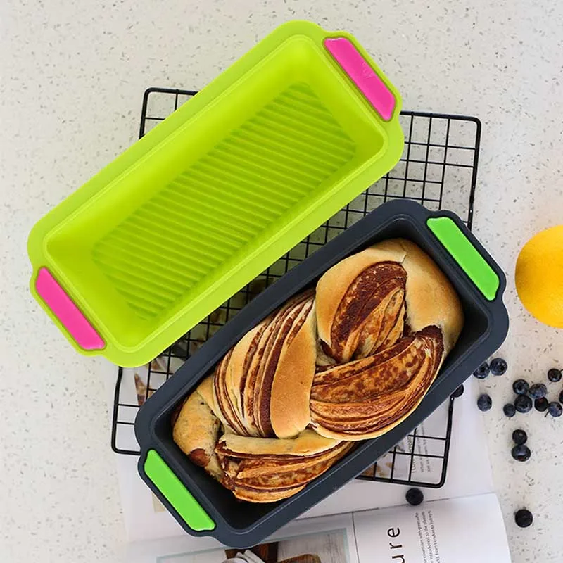 BORREY Food Grade Silicon Baking Cake Mold Holy Toast Maker DIY Bread Tool Chocolate Kitchen Tools |
