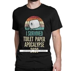 Классическая футболка я пережила Туалет Бумага футболка с апокалипсисом паника TP Roll саркастический хлопковые футболки Camisas 3D футболки в стиле Харадзюку