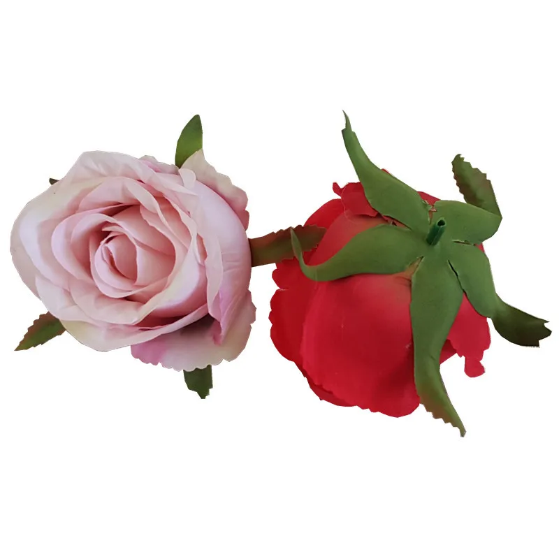 

7cm diameter Oil painting rose head simulation bract core rose flower