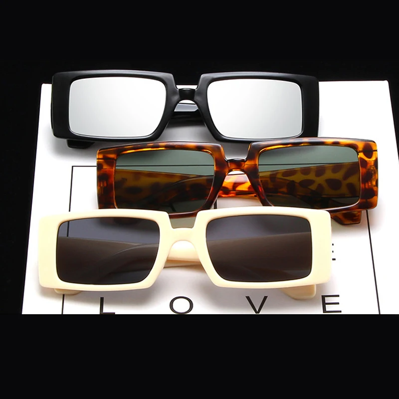 

Seemfly Fashion Square Sunglasses Men Women Driver Shades Male Goggle Classic Vintage Outdoor Sun Glasses Mirror Summer UV400