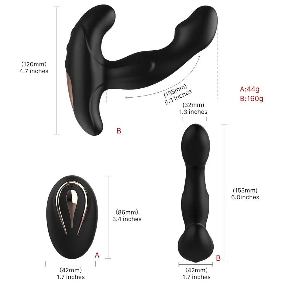 Gay Sex Toys Prostate Stimulator Vibrator Male Prostata Massager Dildo Anal Plugs Silicone Wireless Massage | Красота и здоровье
