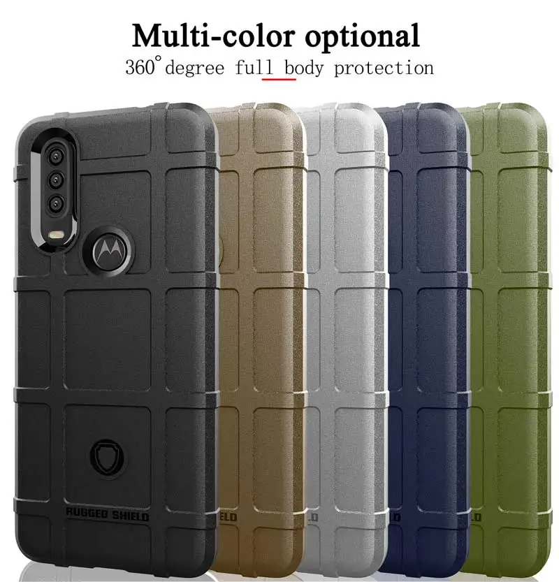 JIATEXIN щит серии противоударный Броня ТПУ чехол для Motorola Moto One Action Shell Armour защитный