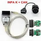 Интерфейсный кабель INPA K + CAN K для BMW, VSTM с чипом FT232RL, с переключателем, USB-кабель на 20 штырьков