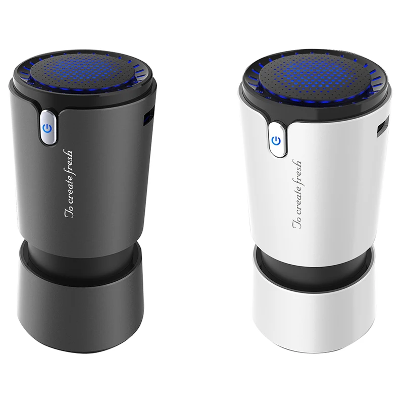 

Car Air Purifier with Negative Ion Hepa Filter Fresh Portable USB Design Ionizer Air Purifier for Car