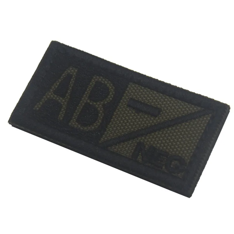 A + B AB O позитивная пос A- B- AB- O-отрицательная группа крови NEG нашивка для одежды