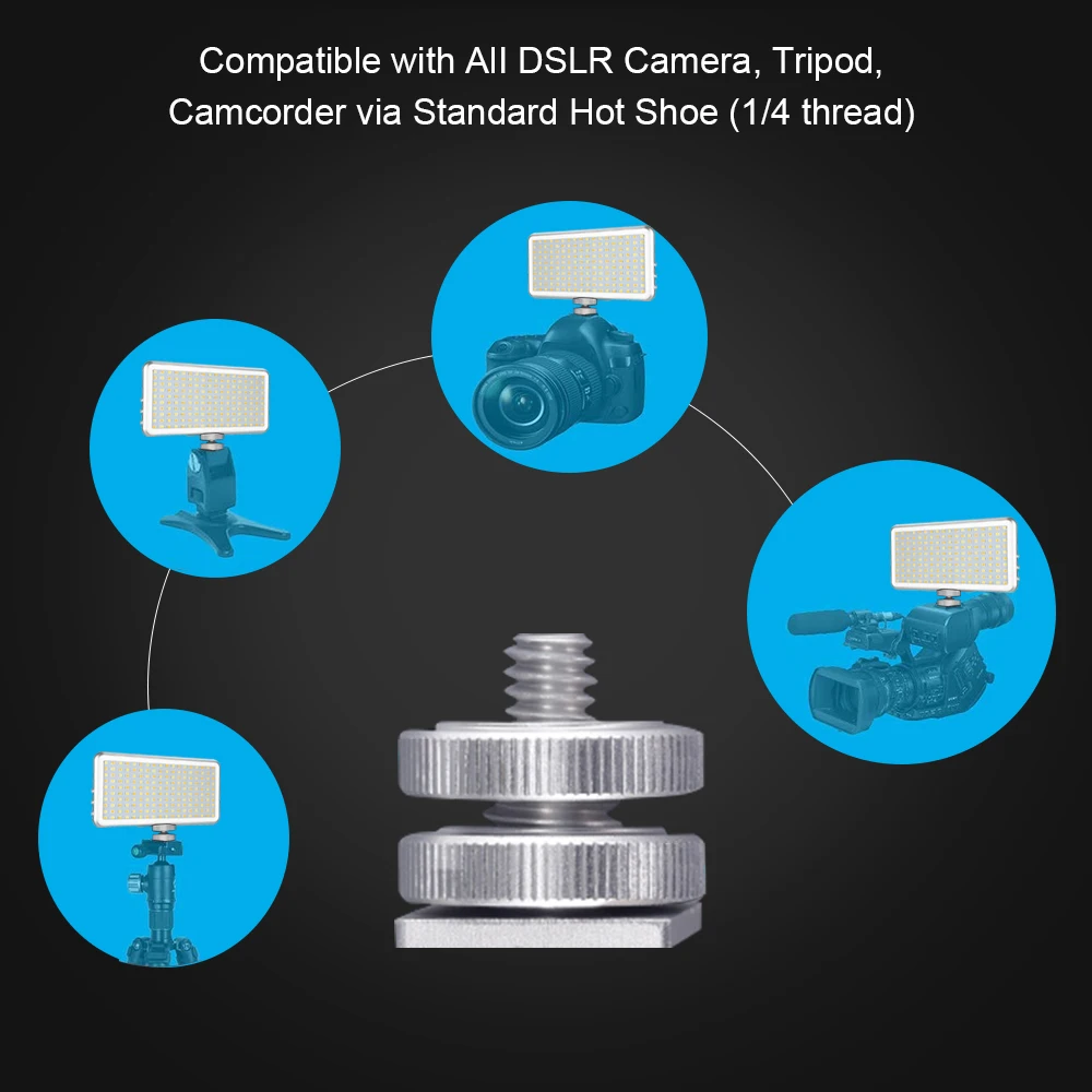 Светильник для фотосъемки видео в реальном времени или фото 3100K - 5500k