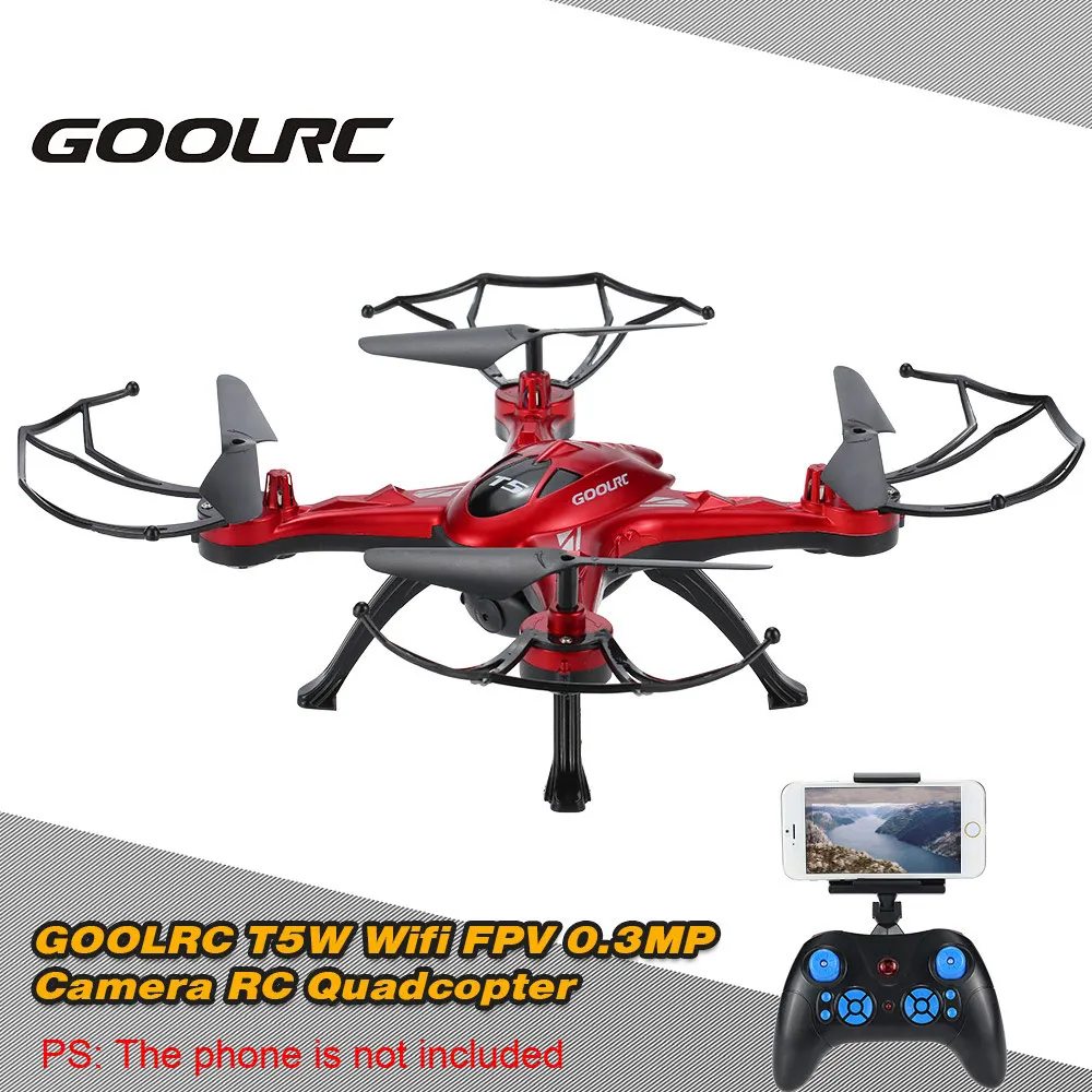 Оригинальный Квадрокоптер GoolRC T5W Wi Fi FPV с камерой 360 МП функцией возврата на