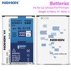 Оригинальный аккумулятор NOHON для LG G4 G5 T5 T9 V10 Google Nexus 4 5 BL-51YF BL-42D1F BL-45B1F BL-T5 BL-T9